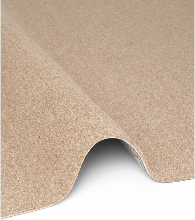 Ръчно изработен вълнен килим в естествен цвят 160x230 cm Puristic Knots – Elle Decoration