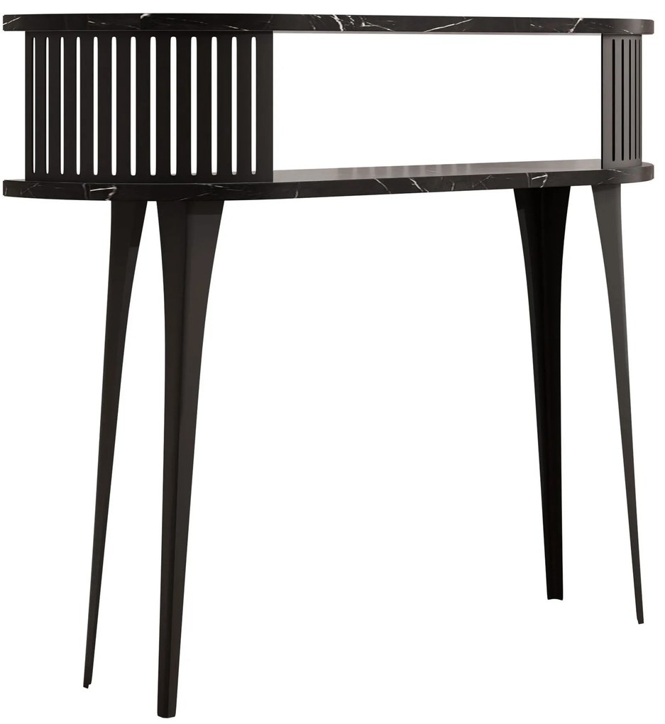 Конзолна маса Roenni-Черен мрамор