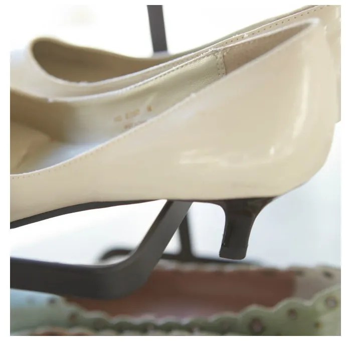 Черен метален стелаж за обувки Tower Shoe Rack – YAMAZAKI