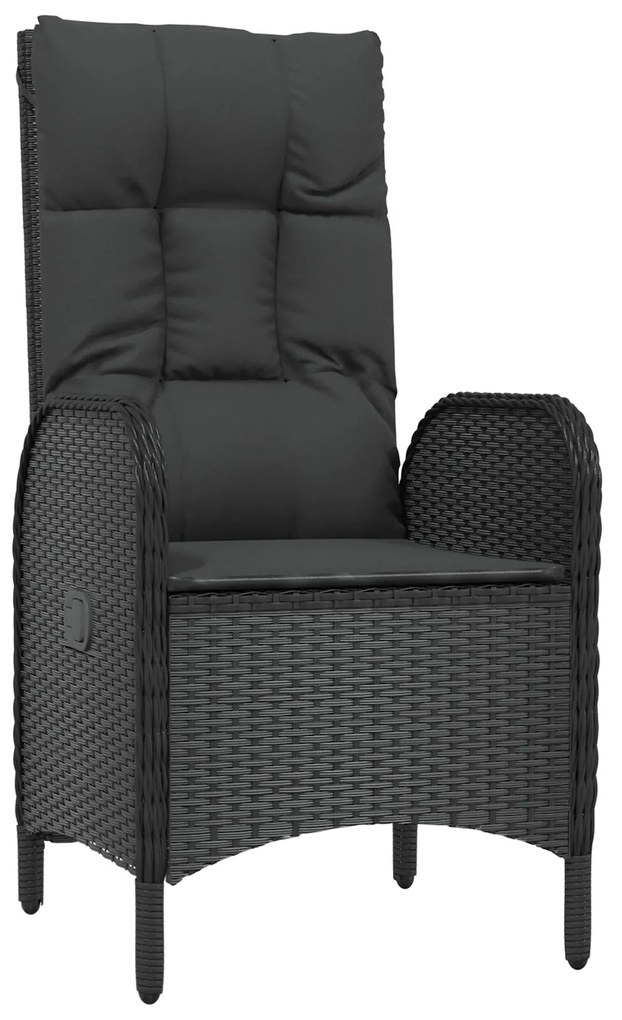 Sonata H 3 Часова Градинска Трапезария Черен Полиратан