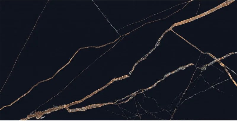 Mexen Fossil Черна проба на остъклен гранитогрес ректифициран G1,