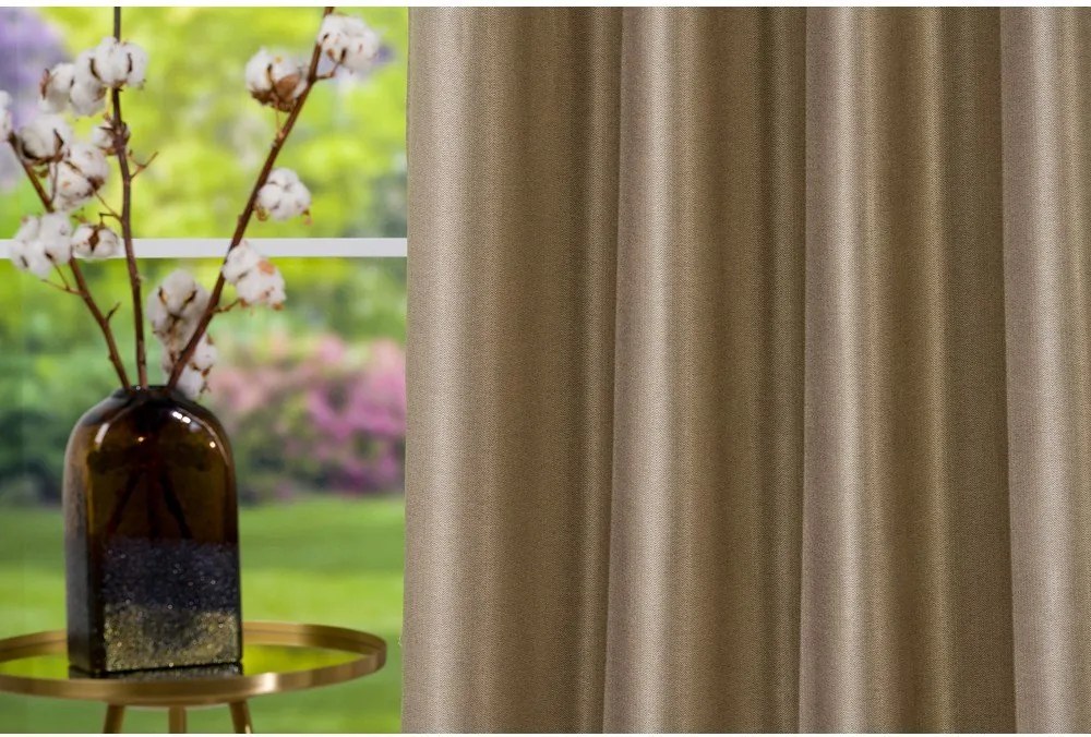 Завеса в златисто 140x260 cm Torre - Mendola Fabrics