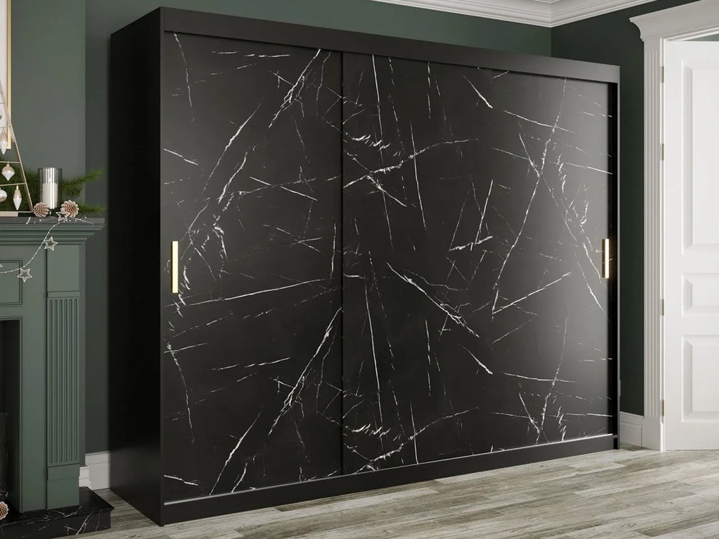 Гардероб Marmur Plus-Black marble