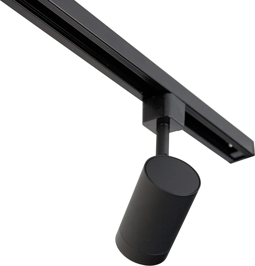 Интелигентна 1-фазова релсова система с 4 WiFi GU10 прожектора черна - Jeana