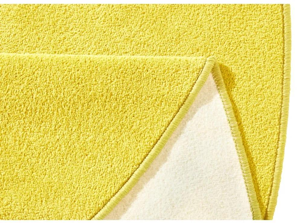 Жълт кръгъл килим ø 133 cm Fancy – Hanse Home