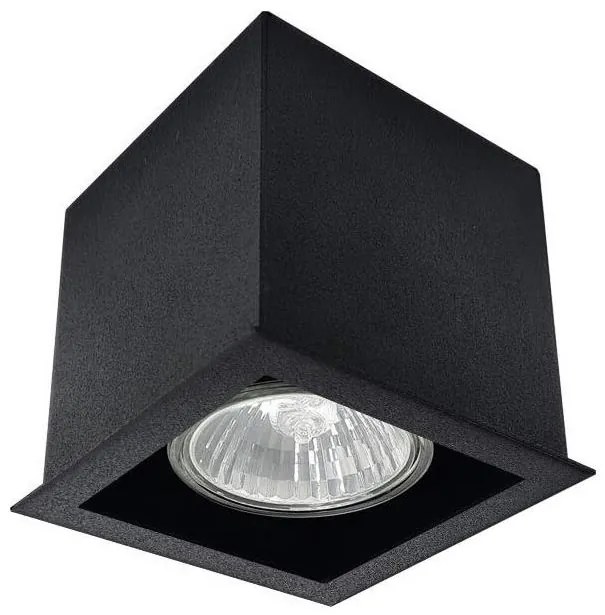 Brosline 1078 - Точково осветително тяло CAGE 1xGU10/10W/230V черно