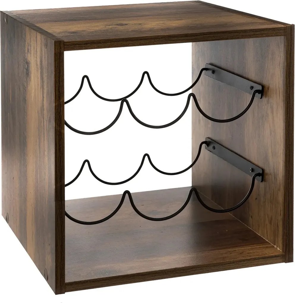 Рафт за вино 5five Mix & Modul Industrial, 31x31 cm