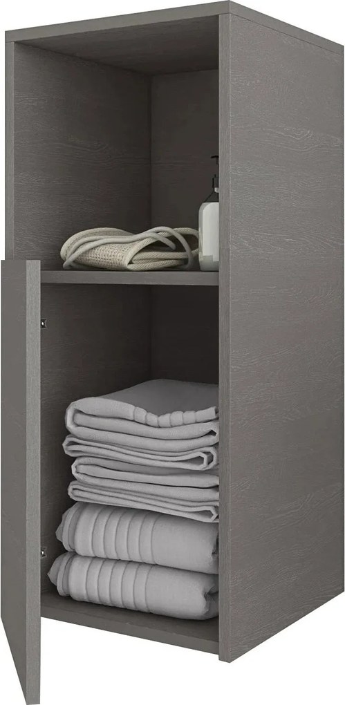 Висяща колона за баня Drop Sorrento-сив-Наляво