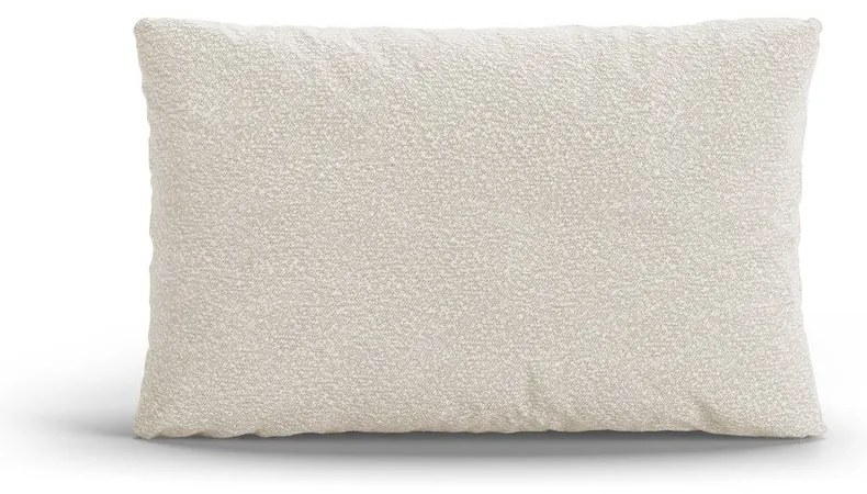 Бяла възглавница за диван от букле Poppy – Micadoni