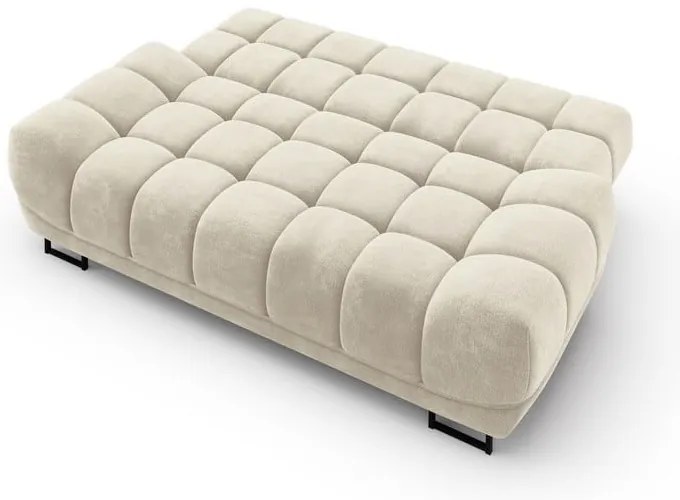 Бежов триместен разтегателен диван с кадифена тапицерия Cirrus - Windsor & Co Sofas