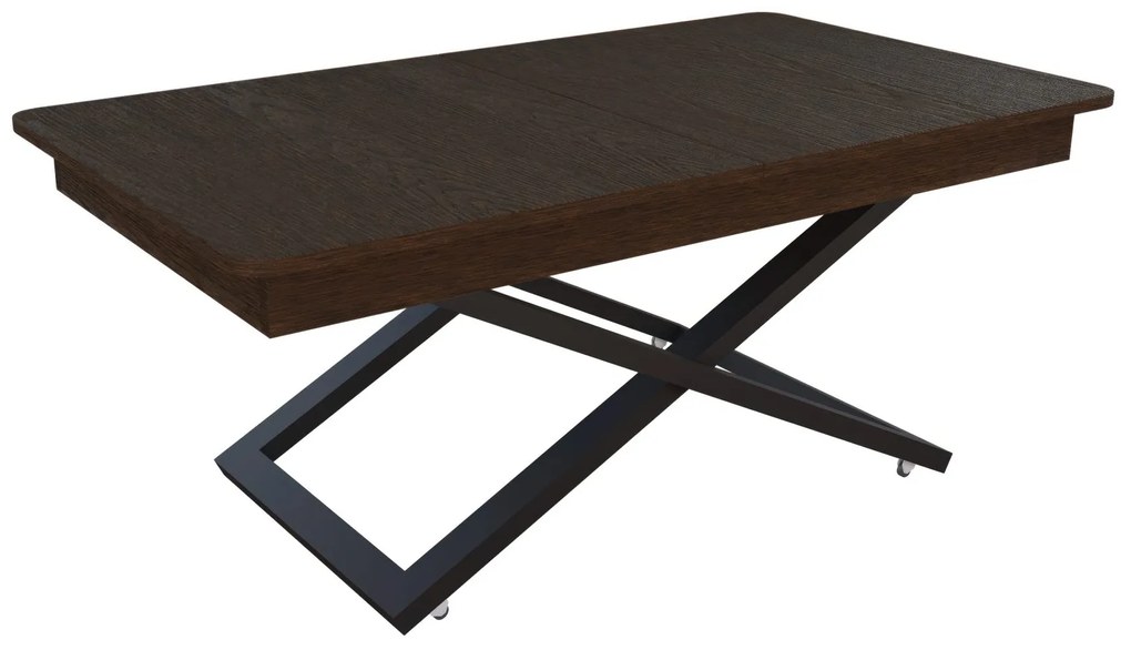 Разтегателна маса с повдигащ механизъм Барселона с плот МДФ фурнир