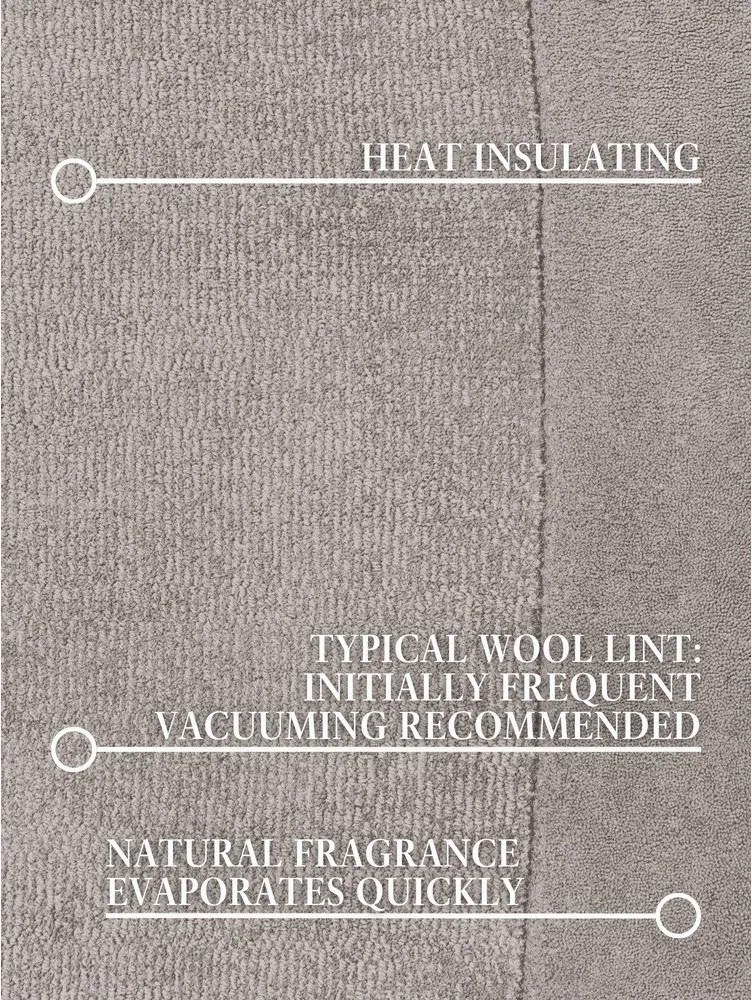 Сив ръчно изработен килим със смес от вълна 125x200 cm Kari Organic – Villeroy&amp;Boch