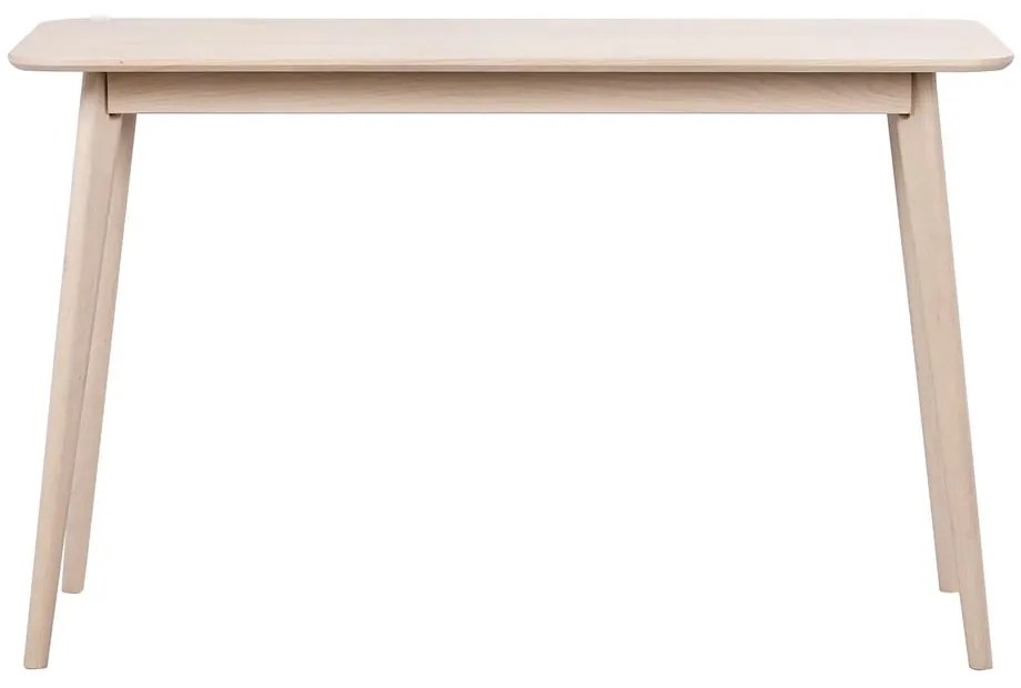 Конзолна маса в дъбов декор в естествен цвят 120x40 cm Yumi - Rowico