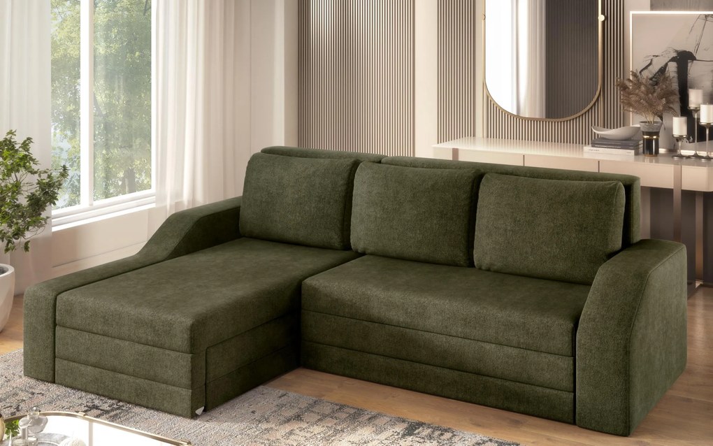 Разтегателен ъглов диван Ръсел