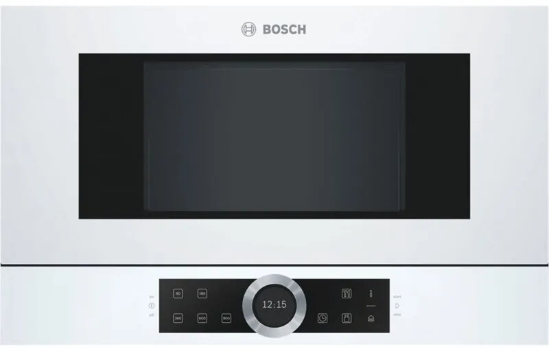 Вградена микровълнова фурна Bosch BFL634GW1 , 21 , Електронно