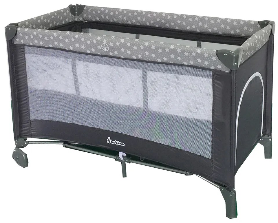 BEBINO Кошара на 2 нива FANTASY STAR DARK GREY + STAR PRINT