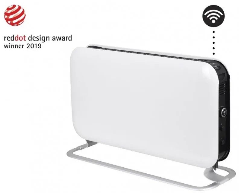 Конвектор за под Mill CO1200WIFI3, 1200W, 18 м2, Wi-Fi + App, Темп калибрация, Отворен прозорец, Детска защита, Защита при преобръщане, Бял
