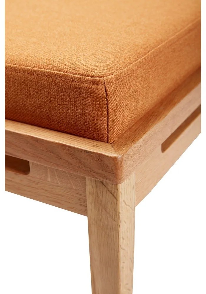 Оранжево-кремава пейка Amber - Hübsch