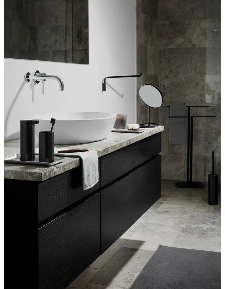 Черна чаша за четки за зъби Modo - Blomus