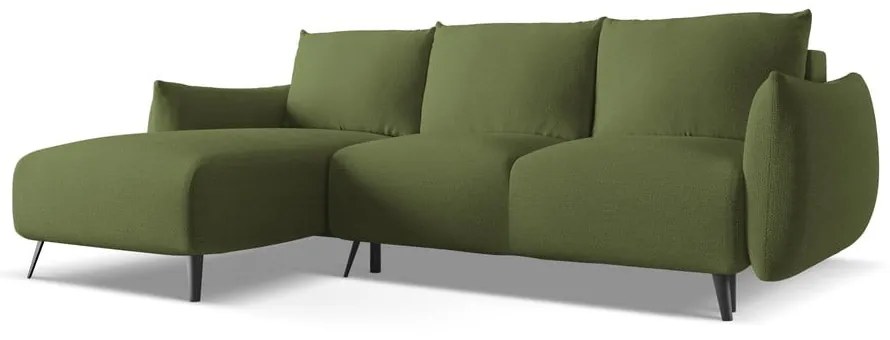 Зелен ъглов диван (ляв ъгъл) Malie – Makamii