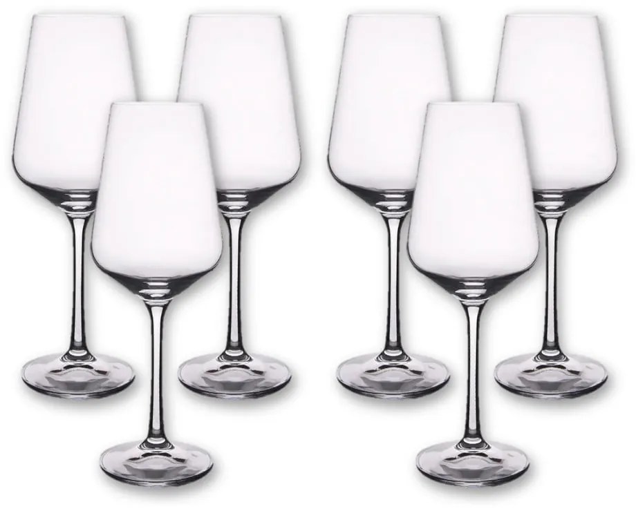 Чаши в комплект 6 бр. за вино 250 ml Sandra – Orion