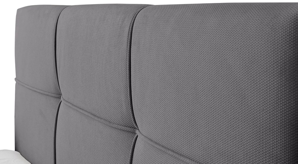 Тапицирано легло Manhattan-Gkri-150 x 200-Χωρίς μηχανισμό ανύψωσης