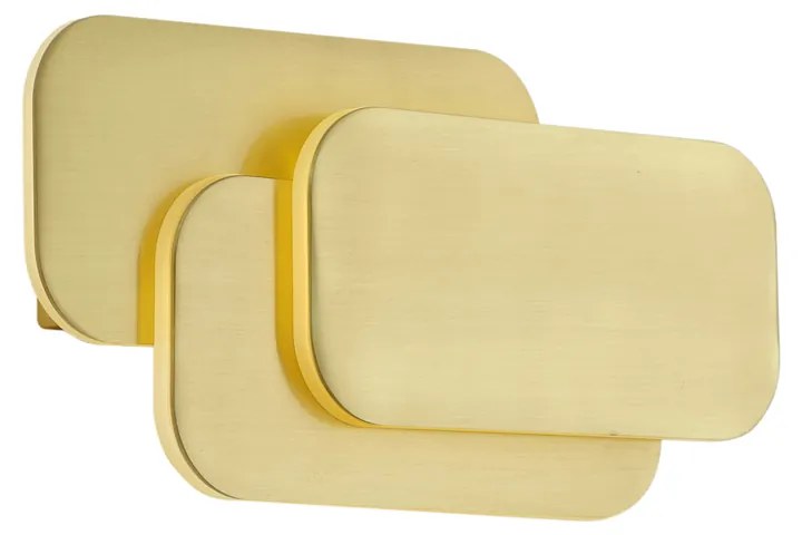 Модерна стенна лампа месинг с LED 3-степенно димиране - Dias