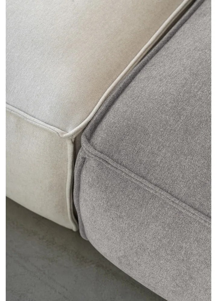 Светлосив модулен диван (среден модул) Flex Felix – Miuform