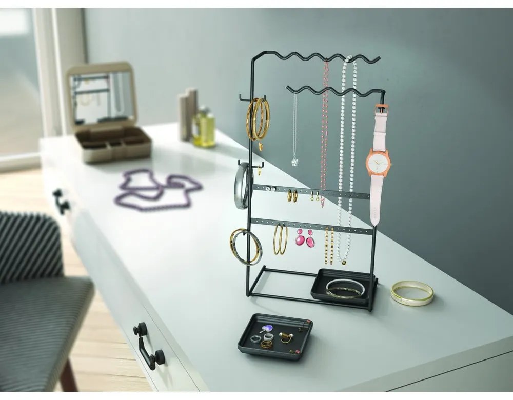 Черен органайзер за бижута My Jewels - Metaltex