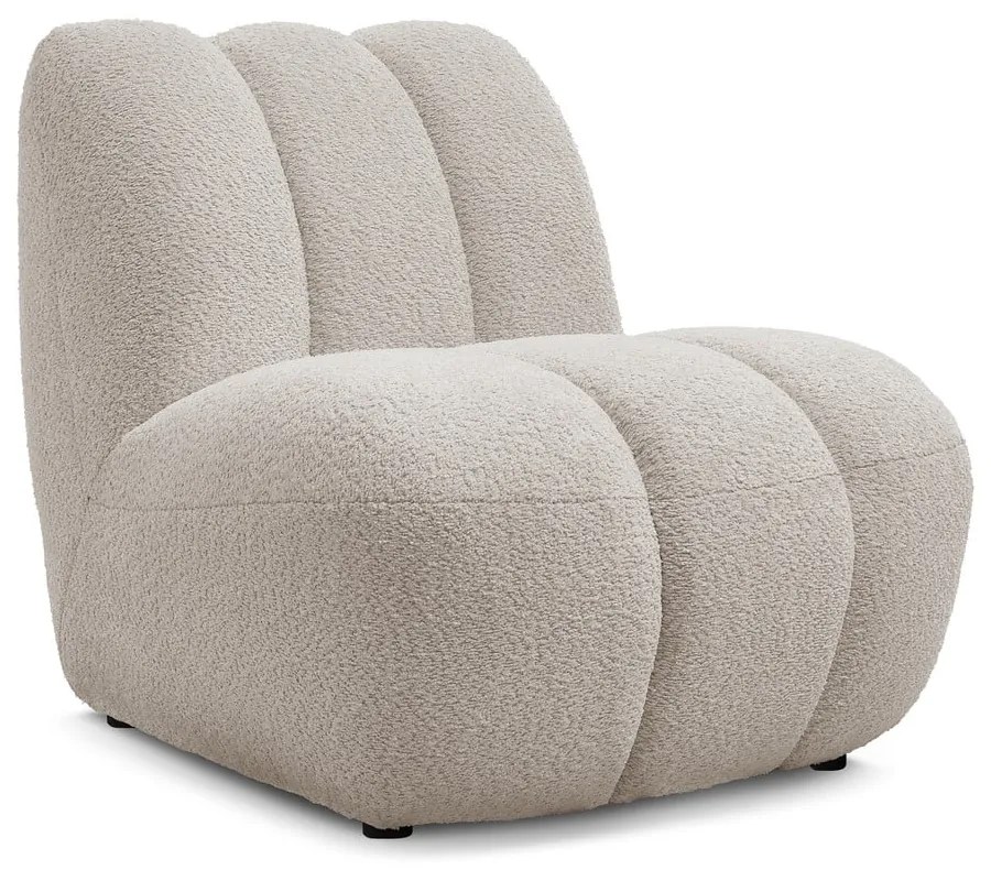 Бежово кресло от прежда с примки от букле Janissaire – Bobochic Paris