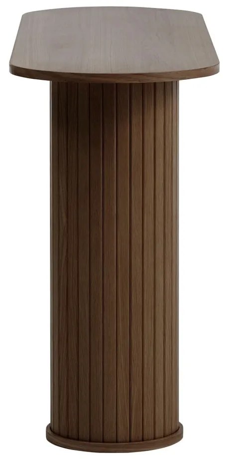 Кафява конзолна маса 40x130 cm Nola – Unique Furniture