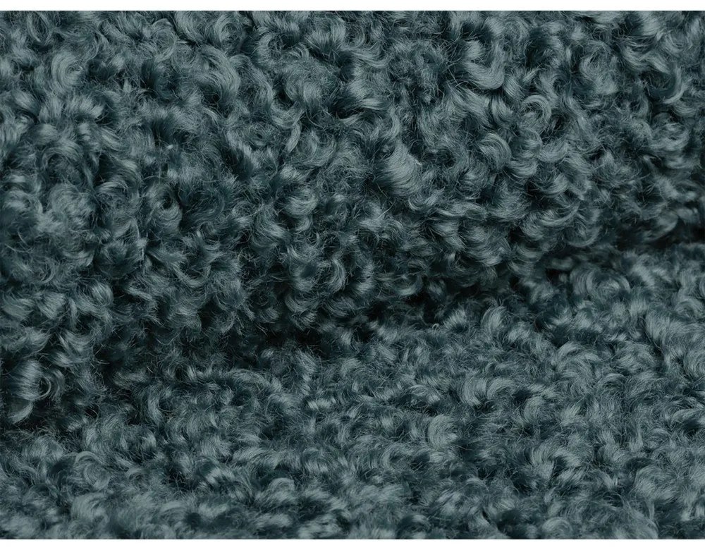 Табуретка от букле в петролен цвят Dia – Micadoni