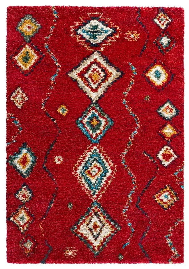 Червен килим , 120 x 170 cm Geometric - Mint Rugs