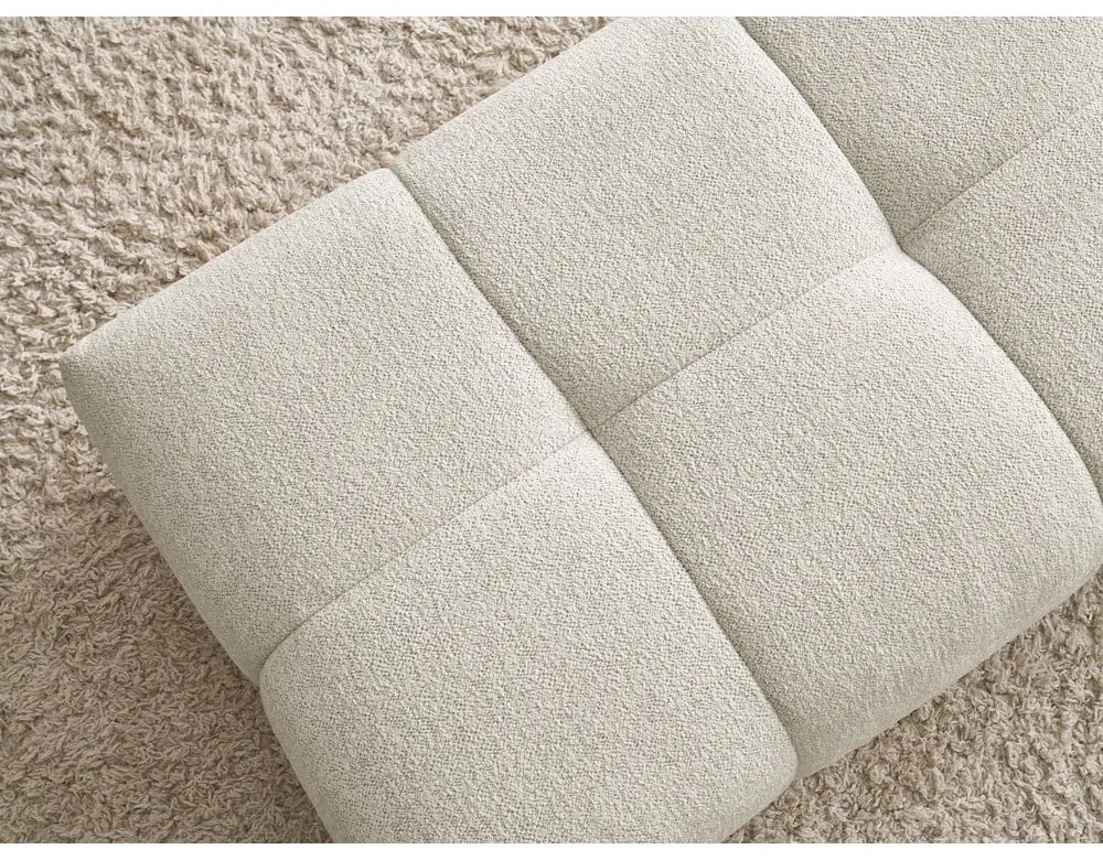 Бяла шенилова табуретка Everest – Bobochic Paris