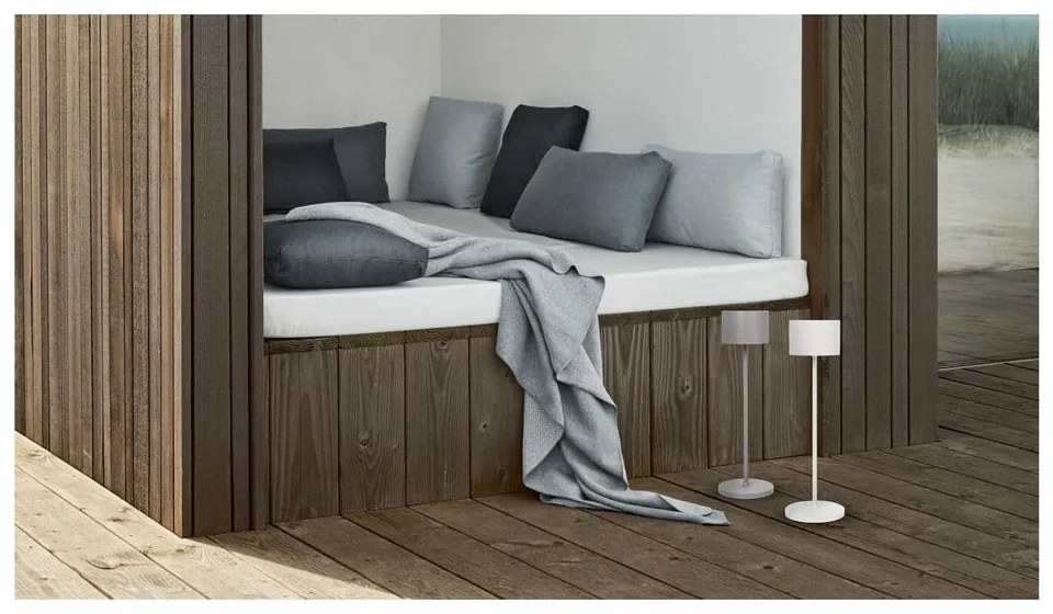 Тъмно сива преносима LED лампа Farol - Blomus