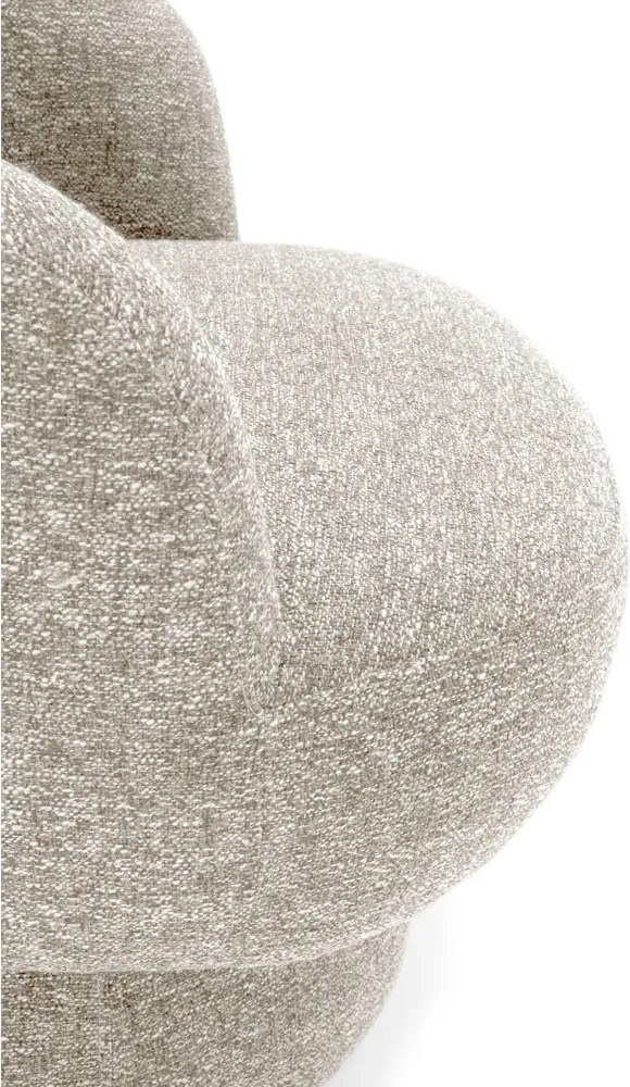 Бежово въртящо се кресло Dali – MOME