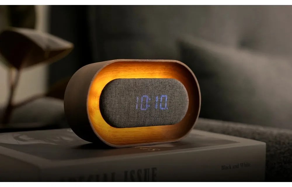 Дигитална аларма Lumos Walnut – Gingko