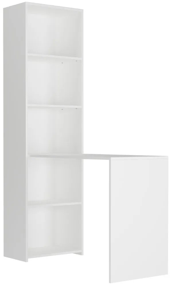 Писалище с рафт MODERN B-50S - 120 x 50 x 180 cm - различни цветови варианти Бял