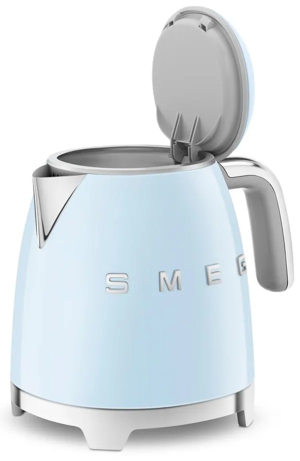 Светлосиня електрическа кана от неръждаема стомана 800 ml Retro Style – SMEG