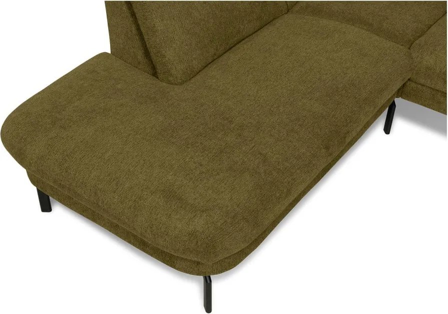 Ъглов диван в цвят горчица (ляв ъгъл) Gomero – Scandic