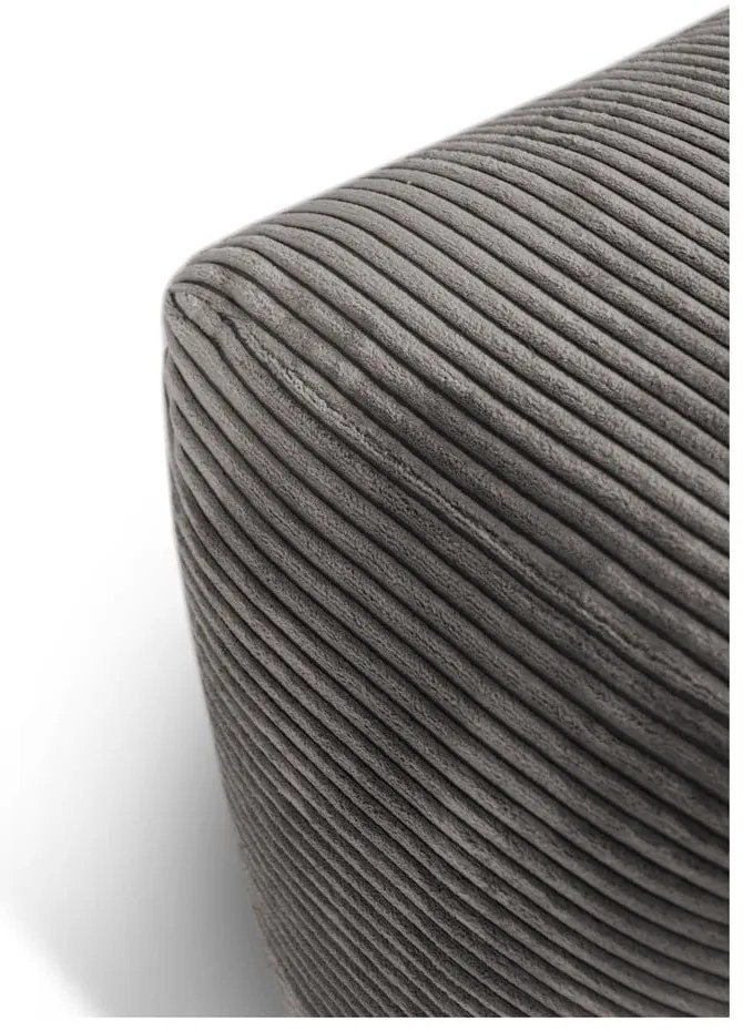 Пуф от рипсено кадифе в тухлен цвят Plus 70 Lounge – SLOWDOWN