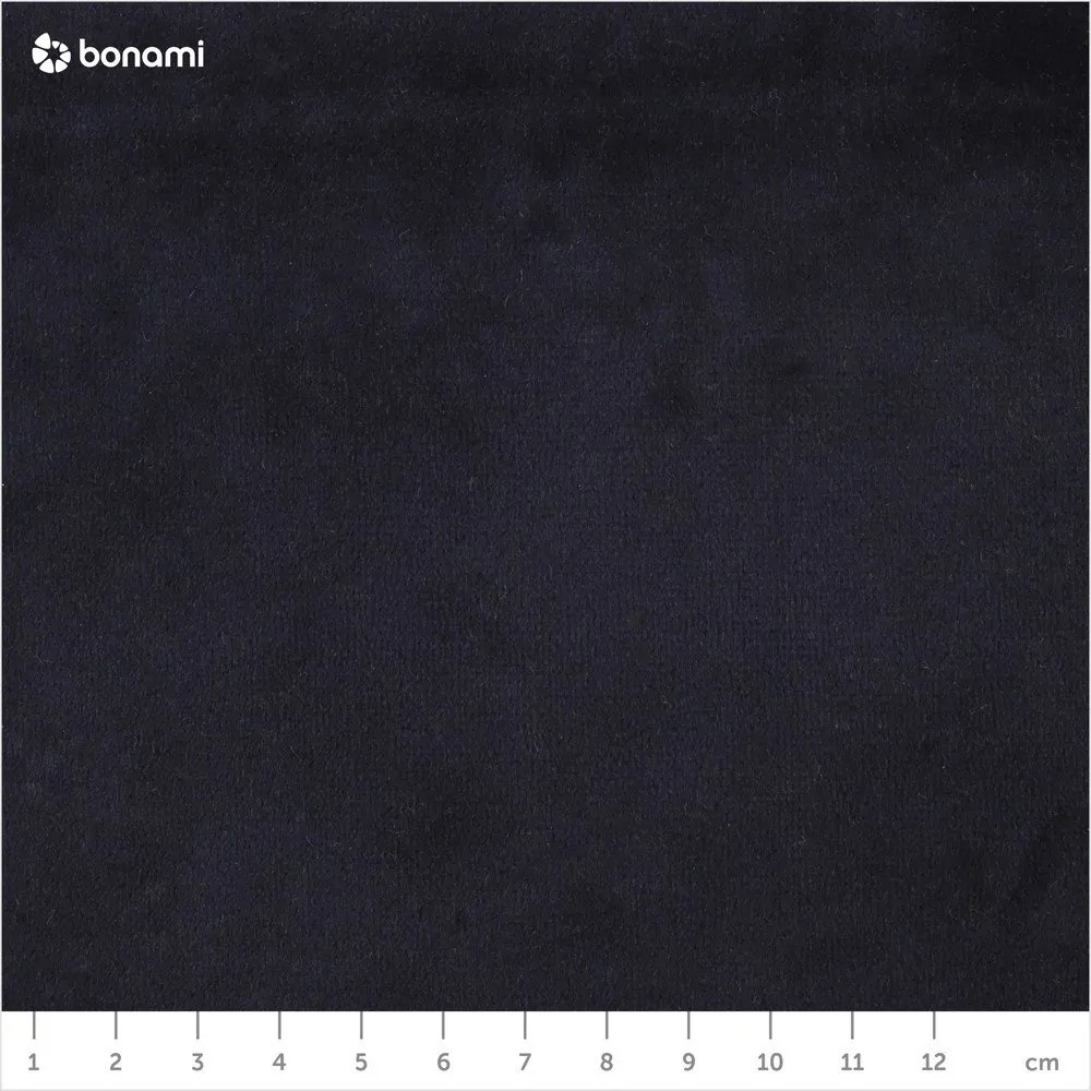 Тъмносиньо кадифено кресло за отдих (десен ъгъл) Vienna - Cosmopolitan Design