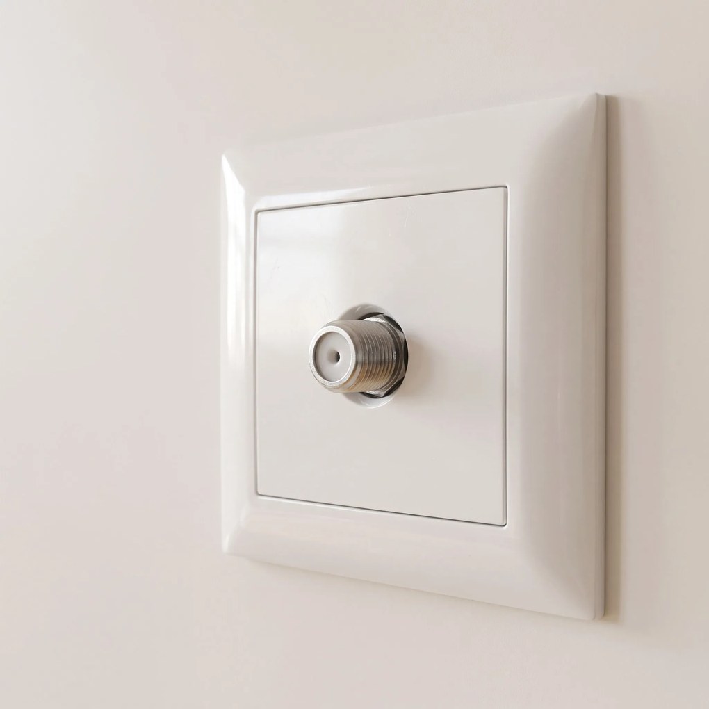 Антенна Розетка с Рамка OSTE JNH012-G WHITE