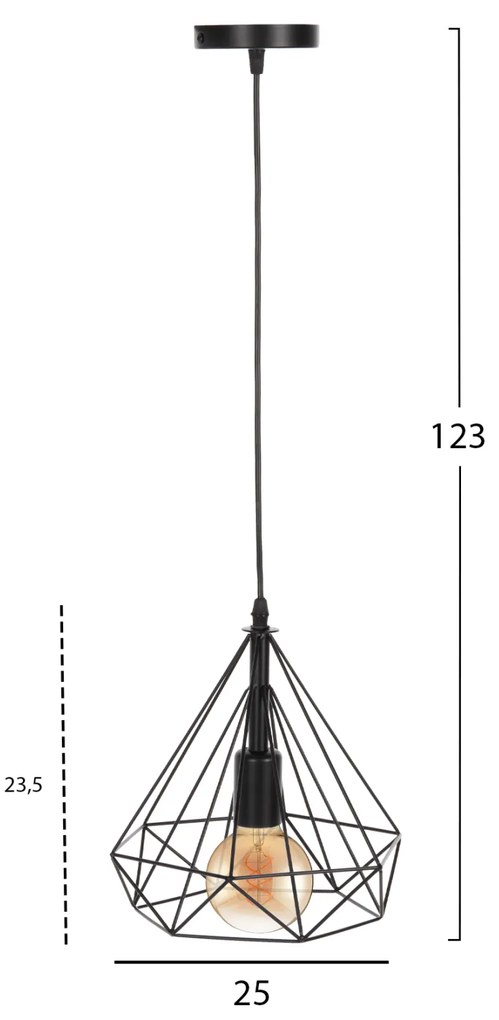 Лампа HM4063 черен цвят