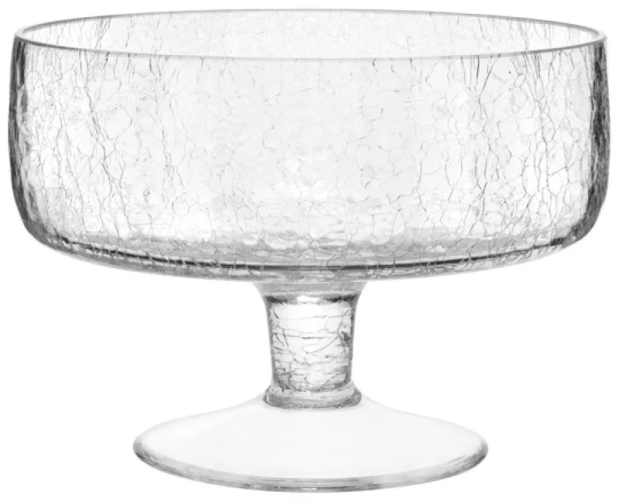 Horecano - Стъклена купа на столче ф24xh16см CRACKED (KA.NOA.021)