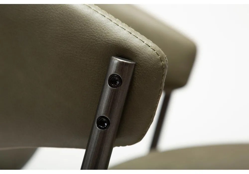 Трапезен стол от имитация на кожа в цвят каки Zone – DAN-FORM Denmark