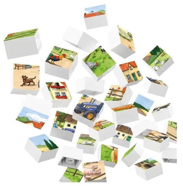 Детски пъзел Живот във фермата - Hubelino