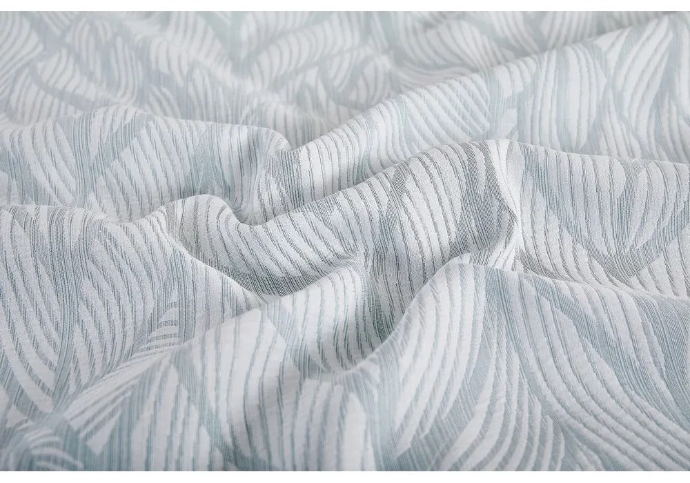 Зелено единично спално бельо от жакард 140x200 cm Florida – My House