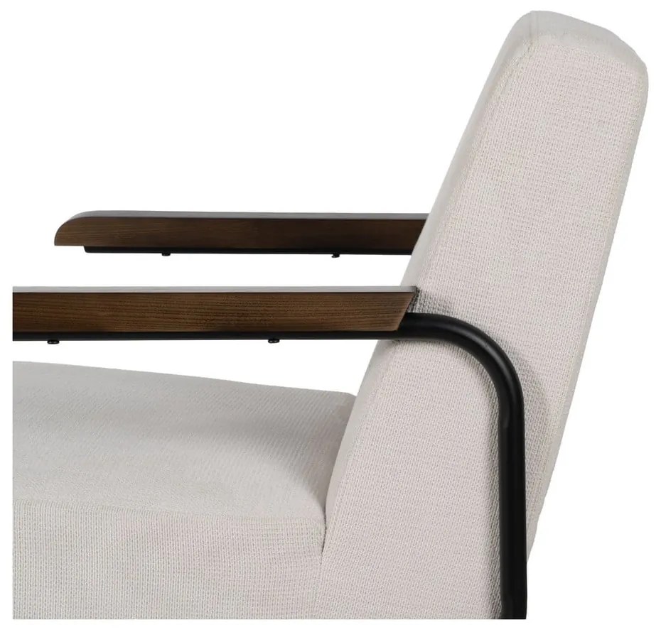 Бежово шенилово кресло Industra – Ixia