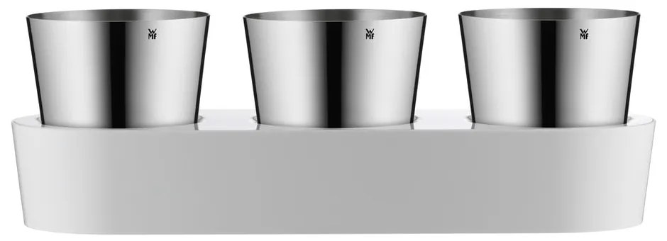 Комплект от 3 саксии за билки от неръждаема стомана Gourmet - WMF